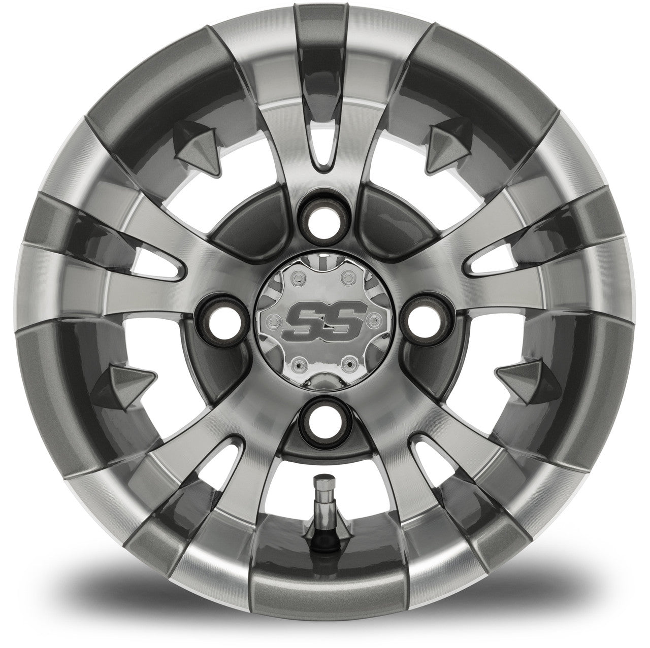 10" MODZ Vampire Gunmetal - Tire and Wheel Combo