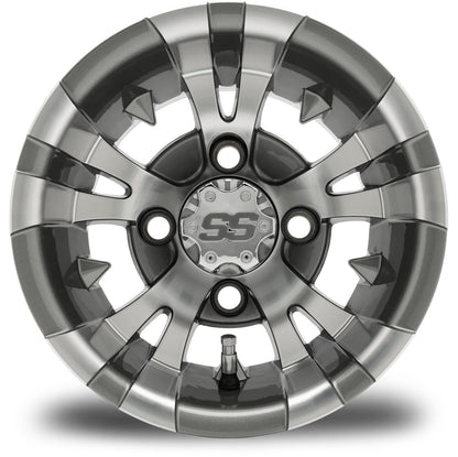 10" MODZ Vampire Gunmetal - Tire and Wheel Combo