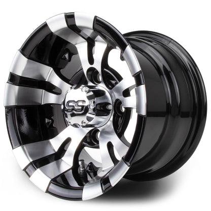 10" MODZ Vampire Machined Black - Tire and Wheel Combo