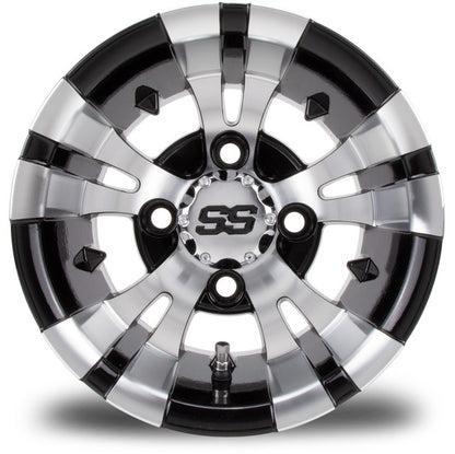 10" MODZ Vampire Machined Black - Tire and Wheel Combo