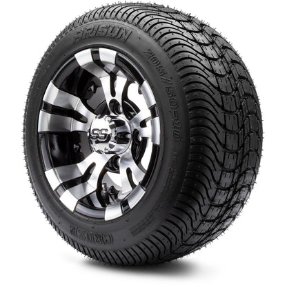 10" MODZ Vampire Machined Black - Tire and Wheel Combo