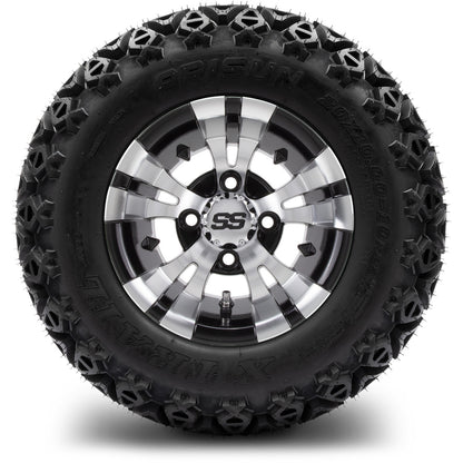 10" MODZ Vampire Machined Black - Tire and Wheel Combo