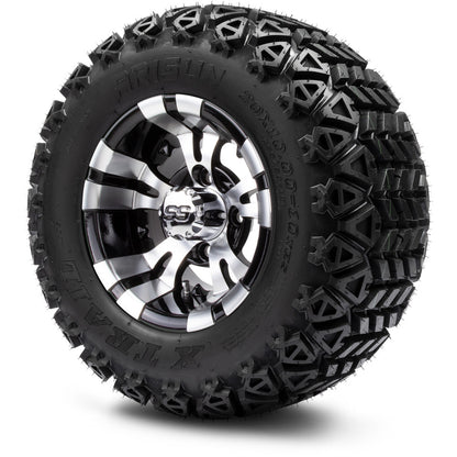 10" MODZ Vampire Machined Black - Tire and Wheel Combo