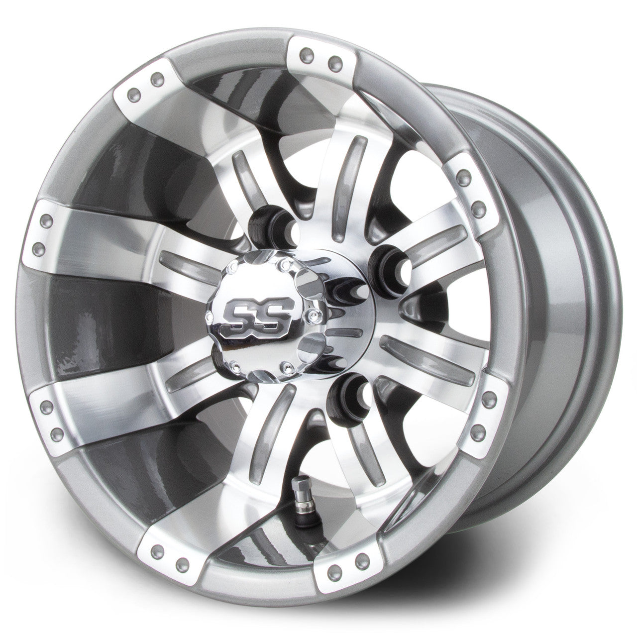 10" MODZ Tempest Gunmetal - Tire and Wheel Combo