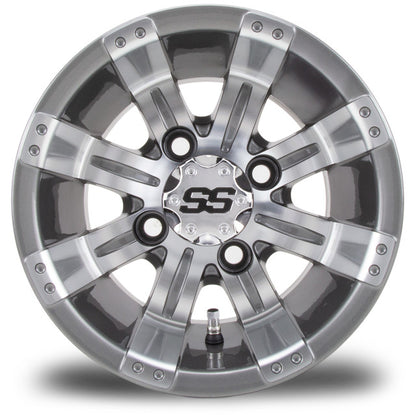 10" MODZ Tempest Gunmetal - Tire and Wheel Combo