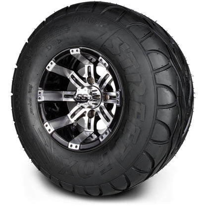 10" MODZ Tempest Machined Black - Tire and Wheel Combo