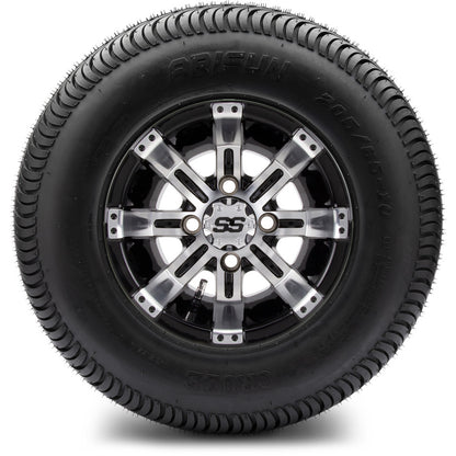 10" MODZ Tempest Machined Black - Tire and Wheel Combo