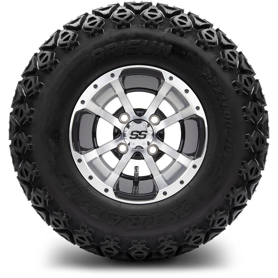 10" MODZ Storm Trooper Black - Tire and Wheel Combo