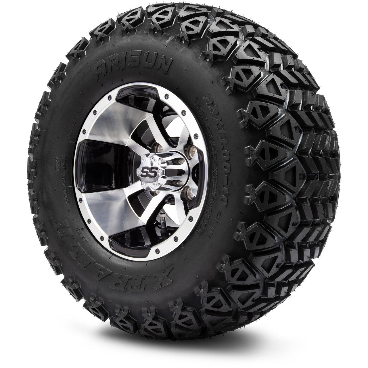 10" MODZ Storm Trooper Black - Tire and Wheel Combo