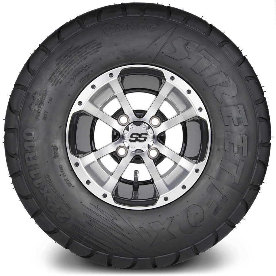 10" MODZ Storm Trooper Black - Tire and Wheel Combo