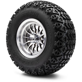 10" MODZ Medusa Machined Black - Tire and Wheel Combo