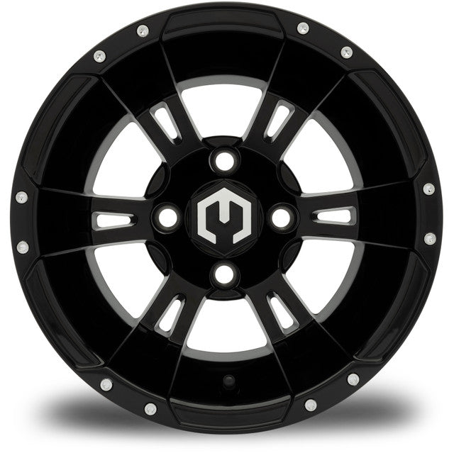 12" MODZ Ambush Glossy Black - Tire and Wheel Combo