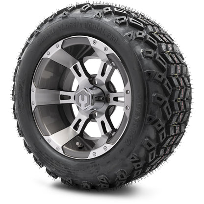 12" MODZ Ambush Gunmetal - Tire and Wheel Combo