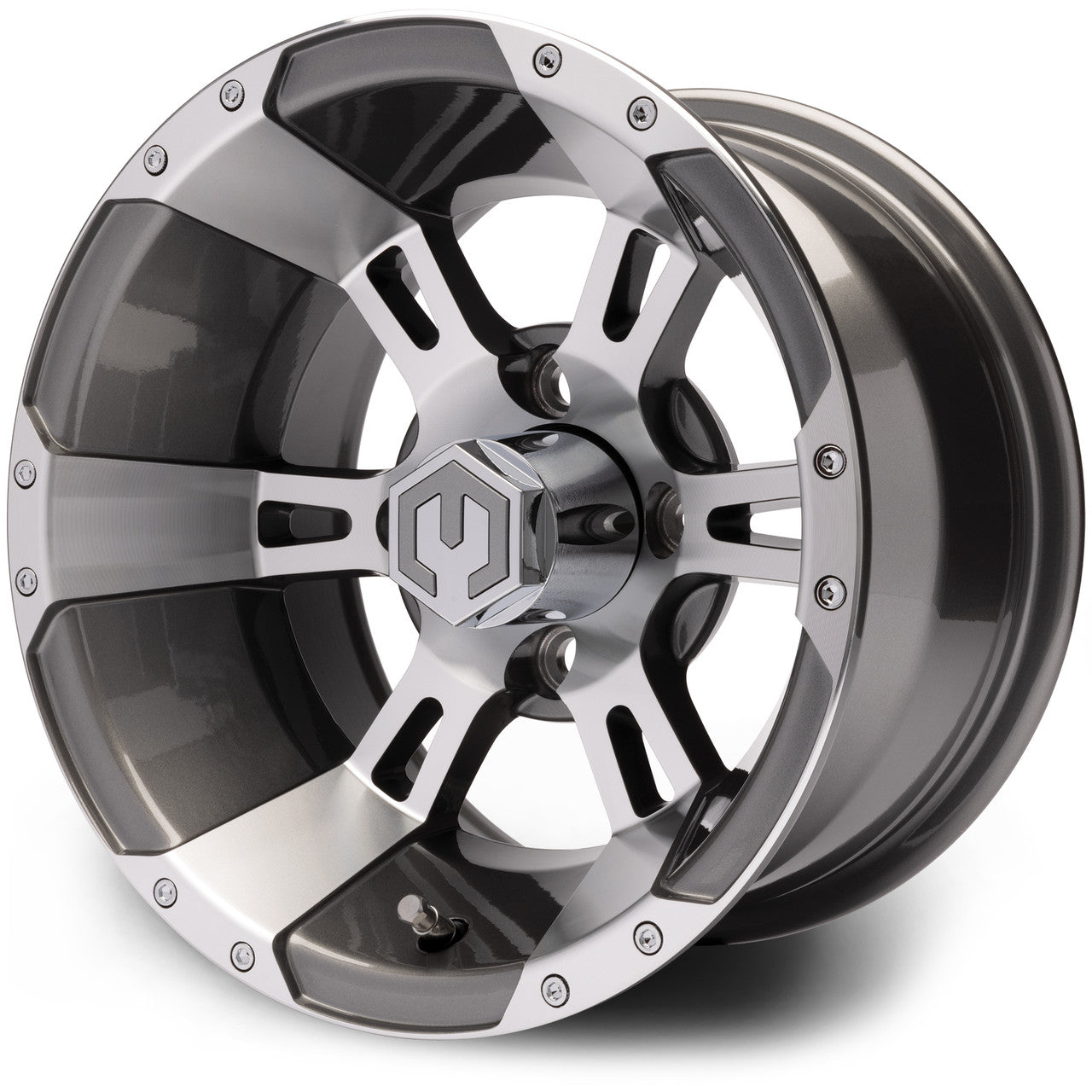 12" MODZ Ambush Gunmetal - Tire and Wheel Combo