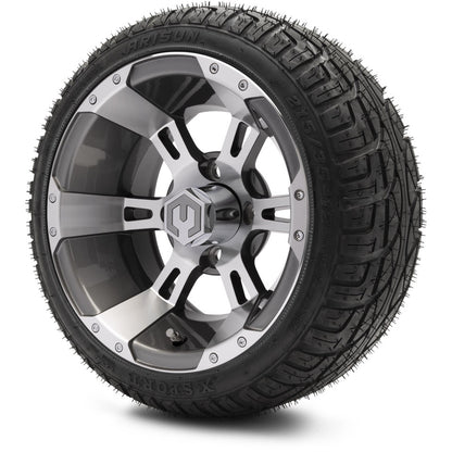 12" MODZ Ambush Gunmetal - Tire and Wheel Combo