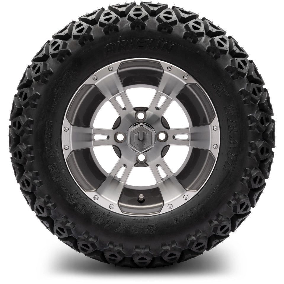12" MODZ Ambush Gunmetal - Tire and Wheel Combo