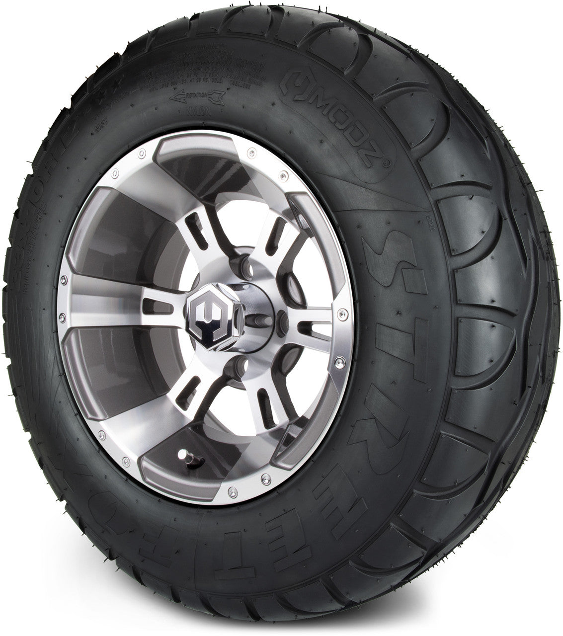12" MODZ Ambush Gunmetal - Tire and Wheel Combo
