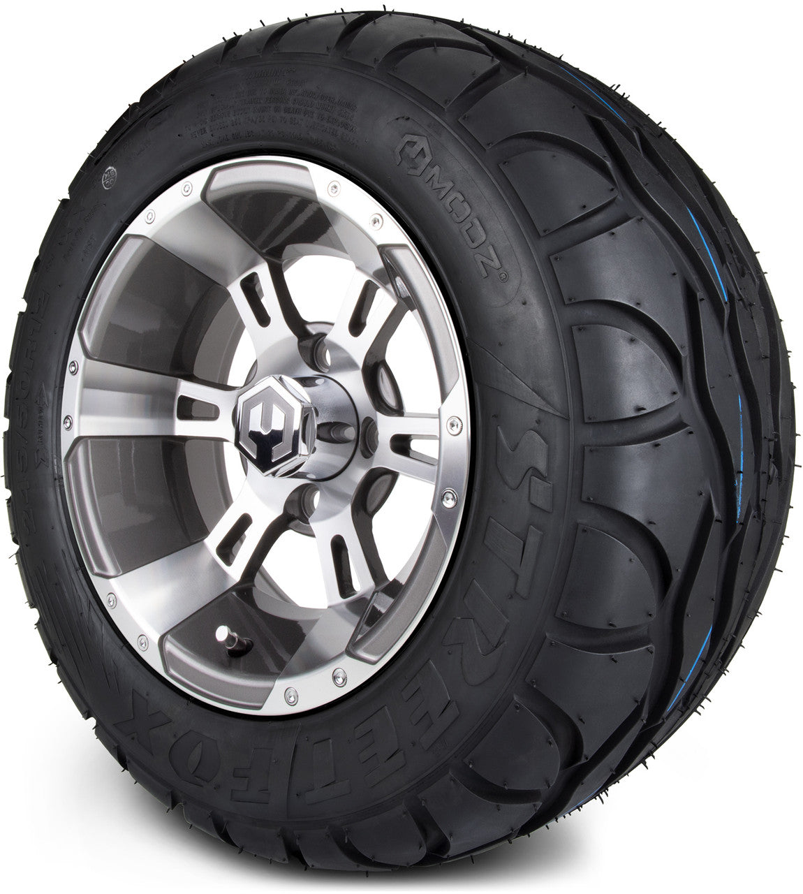 12" MODZ Ambush Gunmetal - Tire and Wheel Combo