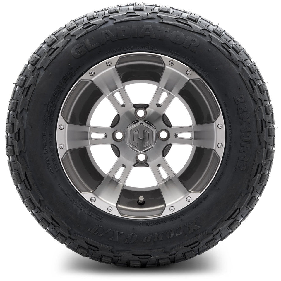 12" MODZ Ambush Gunmetal - Tire and Wheel Combo