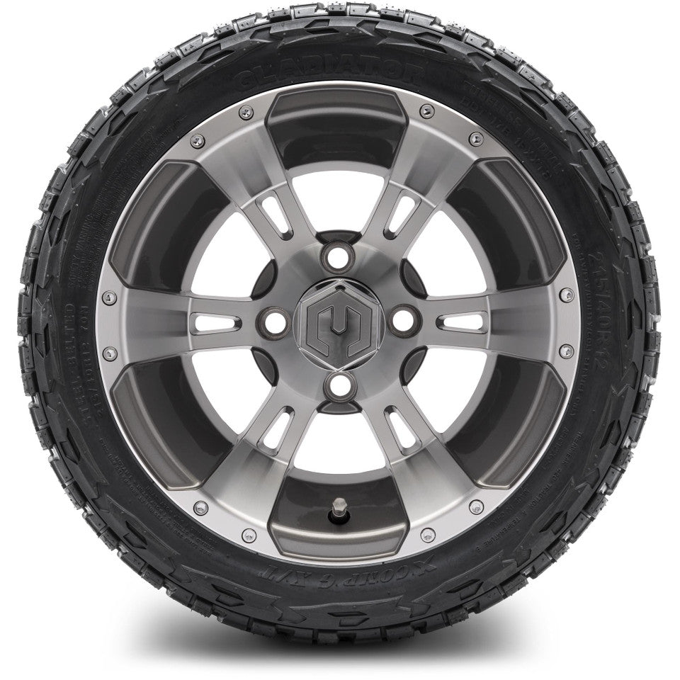 12" MODZ Ambush Gunmetal - Tire and Wheel Combo