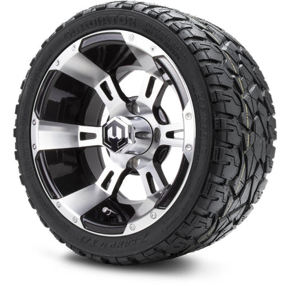 12" MODZ Ambush Machined Black- Tire and Wheel Combo