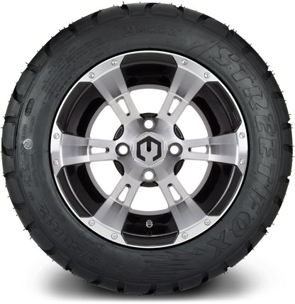 12" MODZ Ambush Machined Black- Tire and Wheel Combo