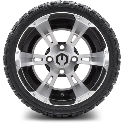 12" MODZ Ambush Machined Black- Tire and Wheel Combo