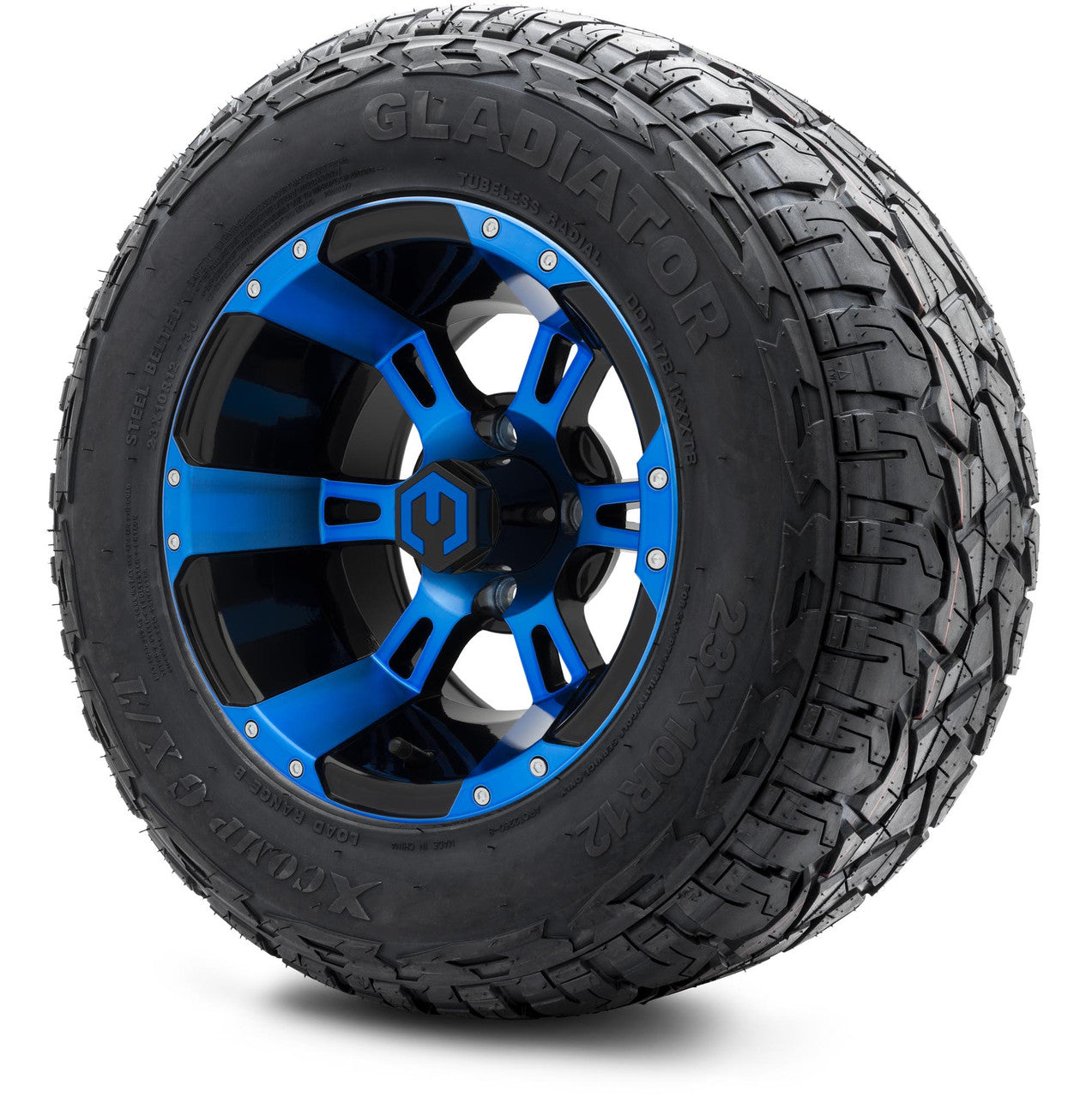 12" MODZ Ambush Blue & Black - Tire and Wheel Combo