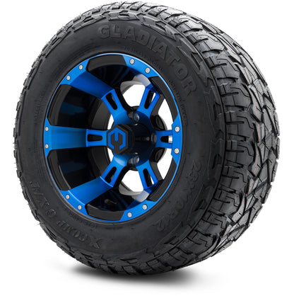 12" MODZ Ambush Blue & Black - Tire and Wheel Combo