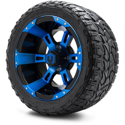 12" MODZ Ambush Blue & Black - Tire and Wheel Combo