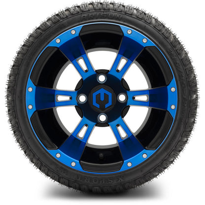 12" MODZ Ambush Blue & Black - Tire and Wheel Combo