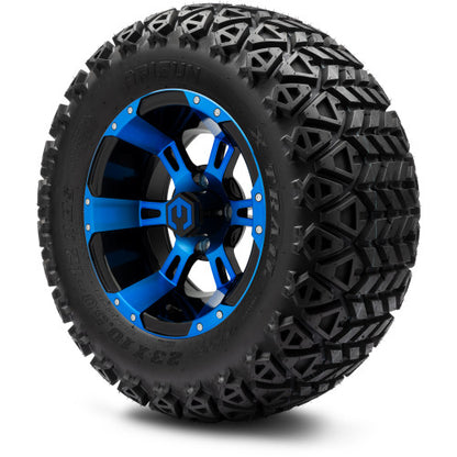 12" MODZ Ambush Blue & Black - Tire and Wheel Combo