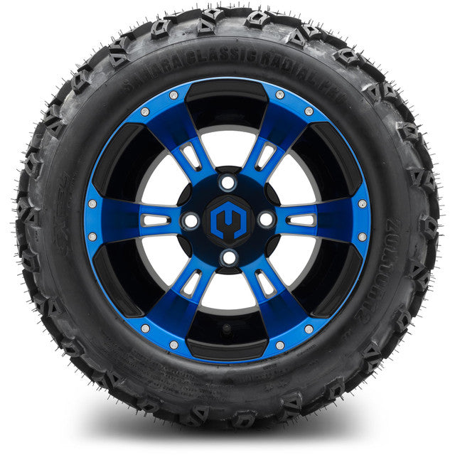 12" MODZ Ambush Blue & Black - Tire and Wheel Combo