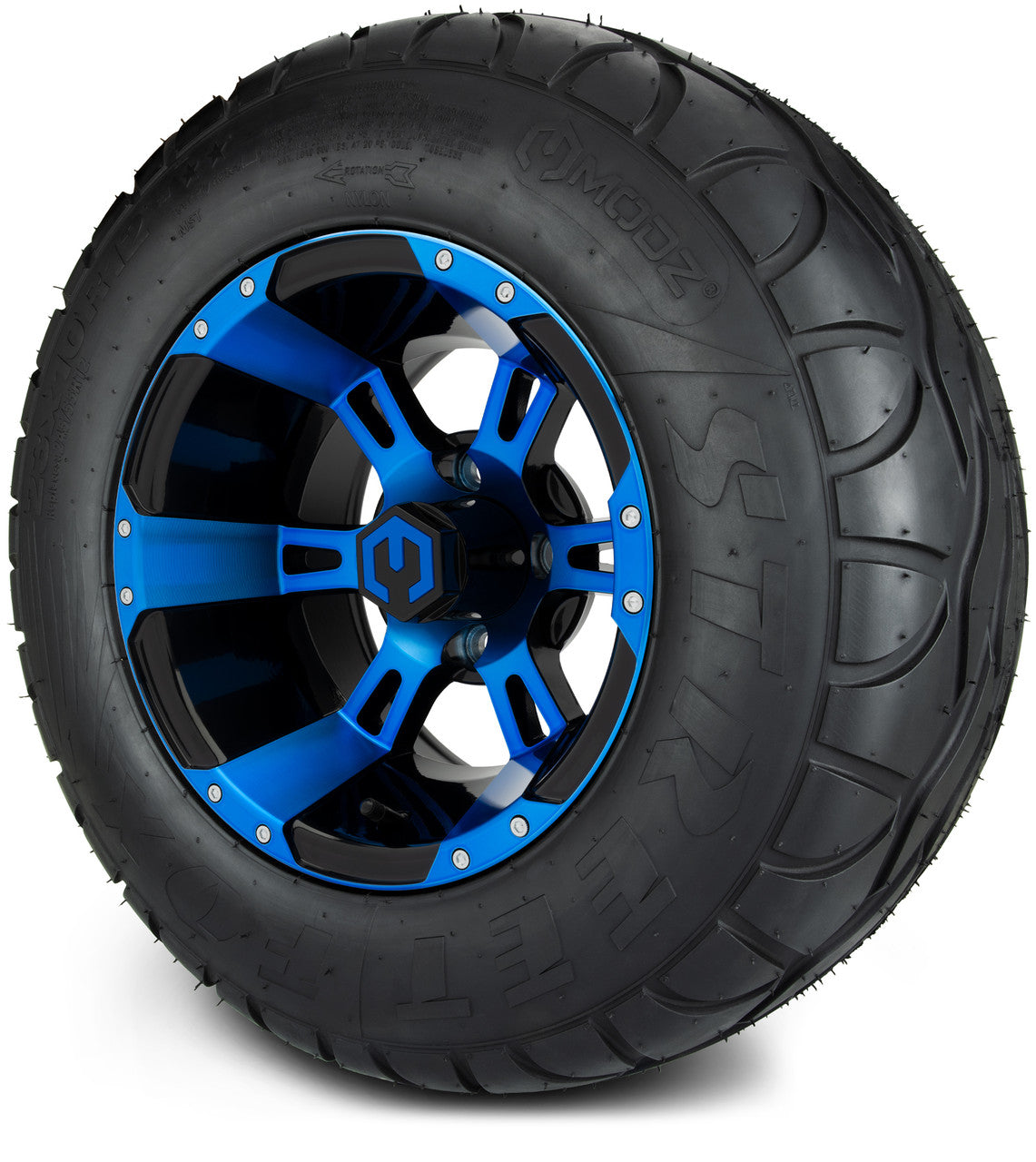 12" MODZ Ambush Blue & Black - Tire and Wheel Combo