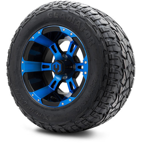 12" MODZ Ambush Blue & Black - Tire and Wheel Combo