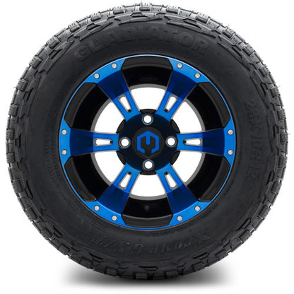 12" MODZ Ambush Blue & Black - Tire and Wheel Combo