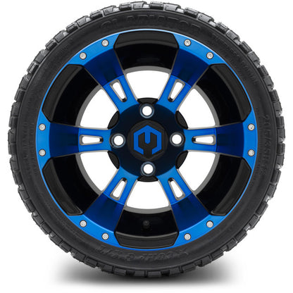 12" MODZ Ambush Blue & Black - Tire and Wheel Combo