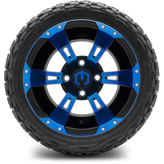 12" MODZ Ambush Blue & Black - Tire and Wheel Combo