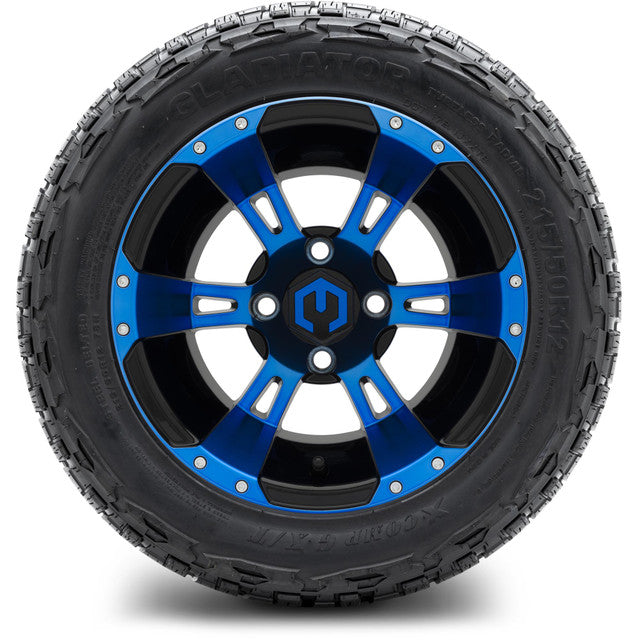 12" MODZ Ambush Blue & Black - Tire and Wheel Combo
