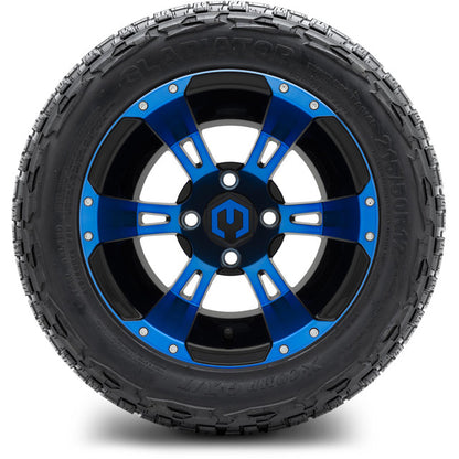 12" MODZ Ambush Blue & Black - Tire and Wheel Combo