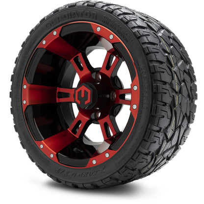 12" MODZ Ambush Red & Black - Tire and Wheel Combo