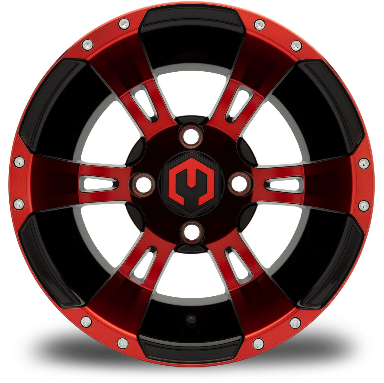 12" MODZ Ambush Red & Black - Tire and Wheel Combo