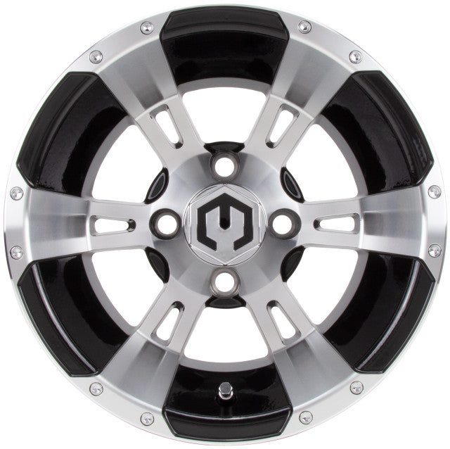 12" MODZ Ambush Machined Black- Tire and Wheel Combo