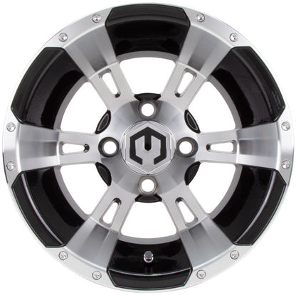 12" MODZ Ambush Machined Black- Tire and Wheel Combo