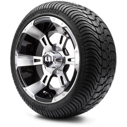 12" MODZ Ambush Machined Black- Tire and Wheel Combo