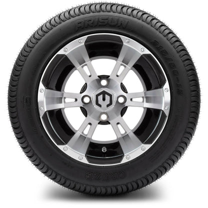 12" MODZ Ambush Machined Black- Tire and Wheel Combo