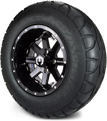 12" MODZ Ambush Glossy Black - Tire and Wheel Combo