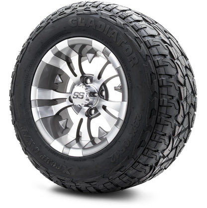 12" MODZ Vampire Gunmetal - Tire and Wheel Combo