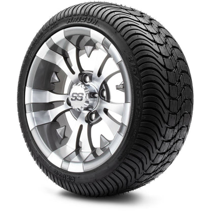 12" MODZ Vampire Gunmetal - Tire and Wheel Combo