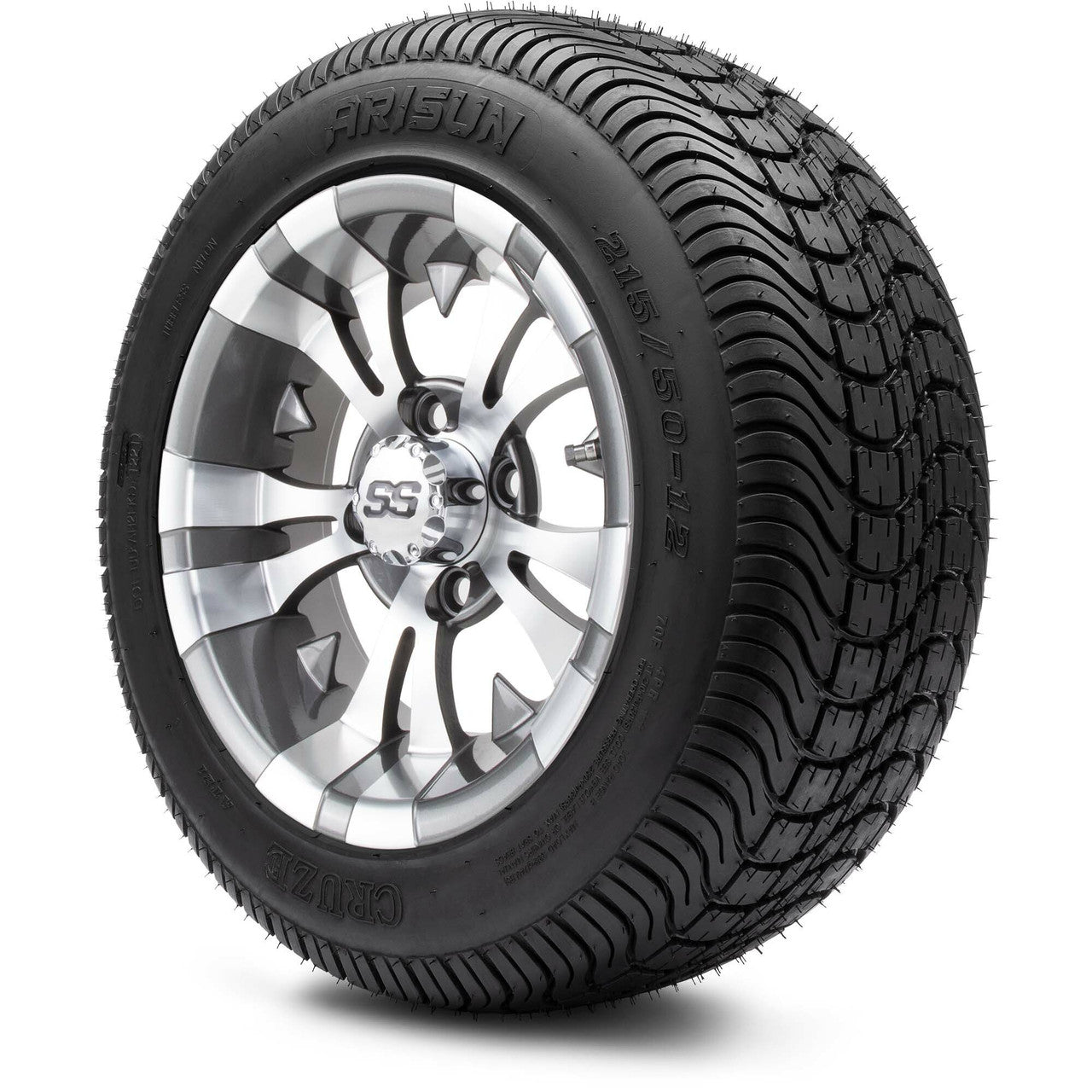 12" MODZ Vampire Gunmetal - Tire and Wheel Combo